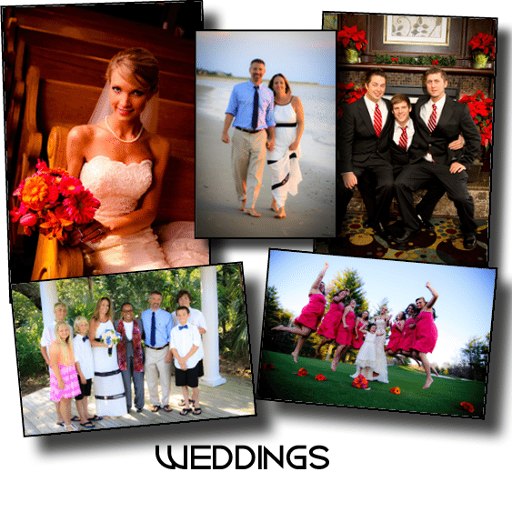 Pictures from weddings in Charleston, SC
